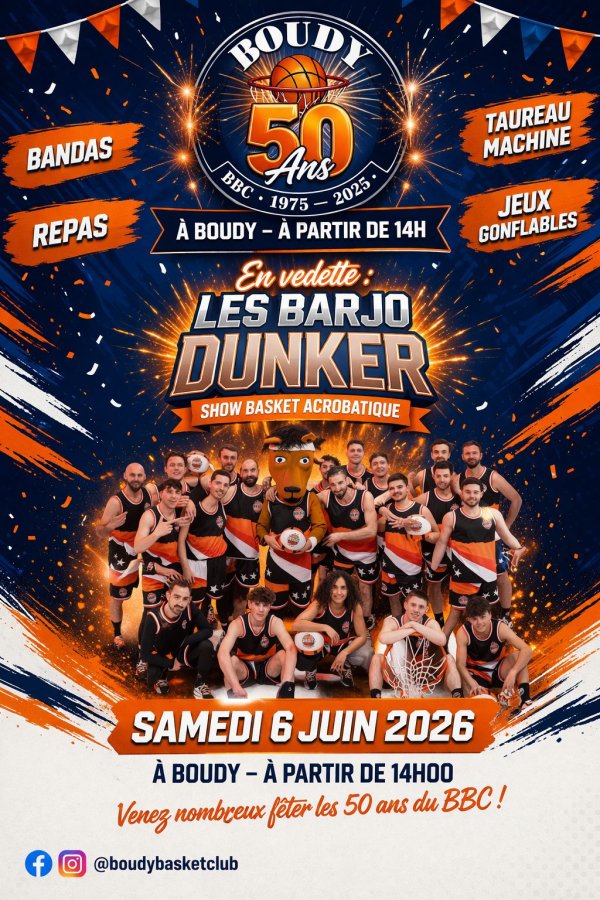 50 ans du BBC avec les Barjots dunkers